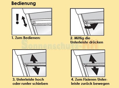 Bedienung